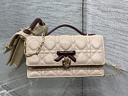 Colestore Dior My Dior Mini Bag Two-Tone Trench and Burgundy Cannage  Lambskin 21 x 11.5 x 4.5 cm - 1