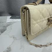 Colestore Dior My Dior Mini Bag Two-Tone Trench and Biscuit Cannage Lambskin 21 x 11.5 x 4.5 cm - 4