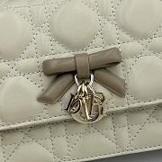 Colestore Dior My Dior Mini Bag Two-Tone Trench and Biscuit Cannage Lambskin 21 x 11.5 x 4.5 cm - 2