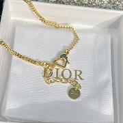 Colestore Dior Dioramour Doves & Roses Necklace Gold-Finish Metal and Multicolor Lacquer - 5