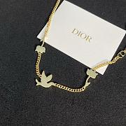 Colestore Dior Dioramour Doves & Roses Necklace Gold-Finish Metal and Multicolor Lacquer - 3