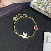 Colestore Dior Dioramour Doves & Roses Bracelet Gold-Finish Metal and Multicolor Lacquer - 6