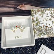 Colestore Dior Dioramour Doves & Roses Earrings Gold-Finish Metal, White Resin Pearl and Multicolor Lacquer - 5