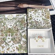 Colestore Dior Dioramour Doves & Roses Earrings Gold-Finish Metal, White Resin Pearl and Multicolor Lacquer - 3