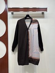 Colestore Louis Vuitton Trunk Insert Cardigan Chocolate Brown - 1