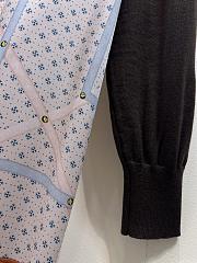 Colestore Louis Vuitton Trunk Insert Cardigan Chocolate Brown - 5