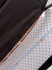 Colestore Louis Vuitton Trunk Insert Cardigan Chocolate Brown - 4