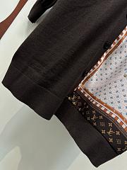 Colestore Louis Vuitton Trunk Insert Cardigan Chocolate Brown - 3