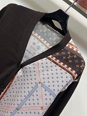 Colestore Louis Vuitton Trunk Insert Cardigan Chocolate Brown - 2