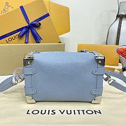 Colestore Louis Vuitton Side Trunk PM Blue Grained calf leather 19 x 12.5 x 7.5 cm - 5