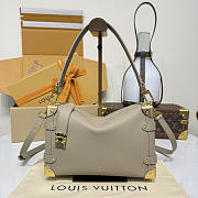 Colestore Louis Vuitton Side Trunk PM Chalk Grained calf leather 19 x 12.5 x 7.5 cm - 1