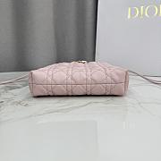 Colestore Dior Adiorable Mini Bucket Bag Soupir Pink Cannage Lambskin 20 x 22 x 5.5 cm - 5
