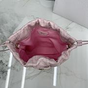 Colestore Dior Adiorable Mini Bucket Bag Soupir Pink Cannage Lambskin 20 x 22 x 5.5 cm - 4