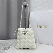Colestore Dior Adiorable Mini Bucket Bag Latte Cannage Lambskin 20 x 22 x 5.5 cm - 1