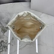 Colestore Dior Adiorable Mini Bucket Bag Latte Cannage Lambskin 20 x 22 x 5.5 cm - 5