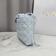 Colestore Dior Adiorable Mini Bucket Bag Ice Blue Cannage Lambskin 20 x 22 x 5.5 cm - 6