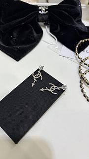 Colestore Chanel STUD EARRINGS   Metal  Gold /Silver - 5