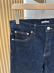 Colestore  Dior Boyfriend Jeans Blue Cotton Denim with Dior Oblique  Interior - 2