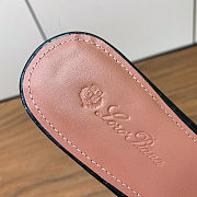 Colestore  Loro Piana Summer Charms Sandal Crocodile Leather Black - 2