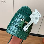 Colestore  Loro Piana Summer Charms Sandal Crocodile Leather Green - 5