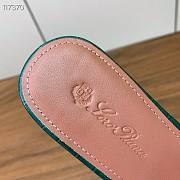 Colestore  Loro Piana Summer Charms Sandal Crocodile Leather Green - 4