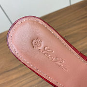 Colestore  Loro Piana Summer Charms Sandal Crocodile Leather Red - 6