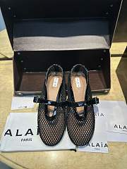 Colestore Alaia Ballet Flats in Fishnet  Black - 1