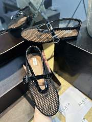 Colestore Alaia Ballet Flats in Fishnet  Black - 2
