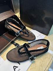 Colestore Alaia Ballet Flats in Fishnet  Black - 3
