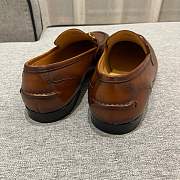 Colestore  Gucci Brown Leather Gucci Jordaan Loafer - 6