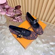 Colestore Louis Vuitton Bella Maryjane Ballet Flats Brown  Monogram Leopard - 6