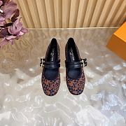 Colestore Louis Vuitton Bella Maryjane Ballet Flats Brown  Monogram Leopard - 2