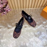 Colestore Louis Vuitton Bella Maryjane Ballet Flats Brown  Monogram Leopard - 4
