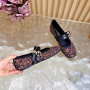 Colestore Louis Vuitton Bella Maryjane Ballet Flats Brown  Monogram Leopard - 3