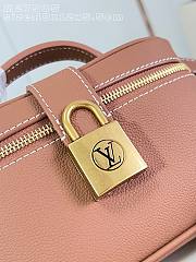 Colestore Louis Vuitton Low Key Vanity Bag Cognac Brown Calfskin 19 x 12 x 5.5 cm - 4