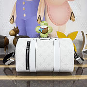 Colestore Louis Vuitton City Keepall Taigarama Optic White 27.5 x 16.5 x 15 cm - 1