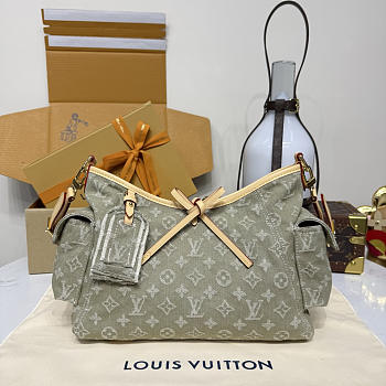 Colestore  Louis Vuitton Carryall Cargo PM Monogram Khaki Denim 33.5 x 23 x 15 cm