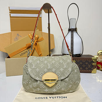 Colestore Louis Vuitton Sunset Bag Khaki Denim 27 x 18 x 3 cm