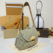 Colestore Louis Vuitton Sunset Bag Khaki Denim 27 x 18 x 3 cm - 6