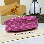 Colestore Louis Vuitton Sunset Bag Fuchsia Denim 27 x 18 x 3 cm - 5