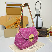 Colestore Louis Vuitton Sunset Bag Fuchsia Denim 27 x 18 x 3 cm - 4