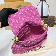 Colestore Louis Vuitton Sunset Bag Fuchsia Denim 27 x 18 x 3 cm - 3