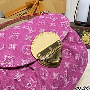 Colestore Louis Vuitton Sunset Bag Fuchsia Denim 27 x 18 x 3 cm - 2