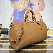 Colestore Louis Vuitton Keepall Bandoulière 50 Tan Waxy Calf Leather 50 x 29 x 23 cm - 6