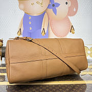 Colestore Louis Vuitton Keepall Bandoulière 50 Tan Waxy Calf Leather 50 x 29 x 23 cm - 4