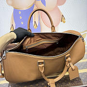 Colestore Louis Vuitton Keepall Bandoulière 50 Tan Waxy Calf Leather 50 x 29 x 23 cm - 3