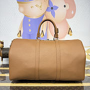 Colestore Louis Vuitton Keepall Bandoulière 50 Tan Waxy Calf Leather 50 x 29 x 23 cm - 2