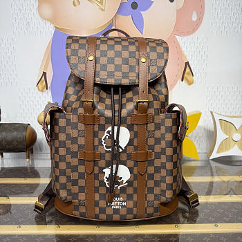 	 Colestore Louis Vuitton Christopher MM x NIGO Backpack 38x12.5x44cm