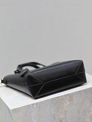 	 Colestore YSL Saint Laurent Mini Toy SHOPPING SAINT LAURENT in box leather in Black leather 18x17x8cm - 4