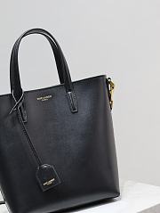 	 Colestore YSL Saint Laurent Mini Toy SHOPPING SAINT LAURENT in box leather in Black leather 18x17x8cm - 2